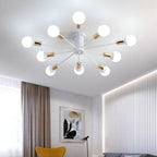 Silva Modern Simple Flush Mount Ceiling Light, 6/8/10 Heads