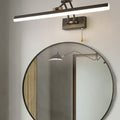 Arisha Linear Arc Light Poles Metal Black Vanity Wall Lamp