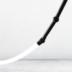 Arisha Modern Linear Metal/Silicone Pendant Light, Black