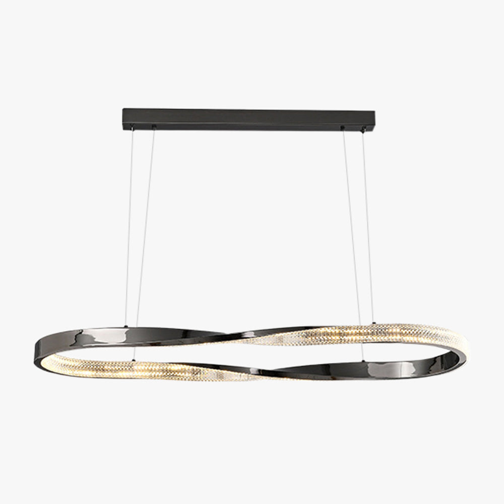 Kristy Pendant Light, Aluminium & Arcylic, 1/2 Rings, 2 Color