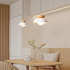 Muto Nordic Pendant Light/Flush Mount Ceiling Light Wood/Metal Black Kitchen Balcony