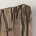 Epoch Wall Lamp Vintage Candle Wooden Glass, Bedroom
