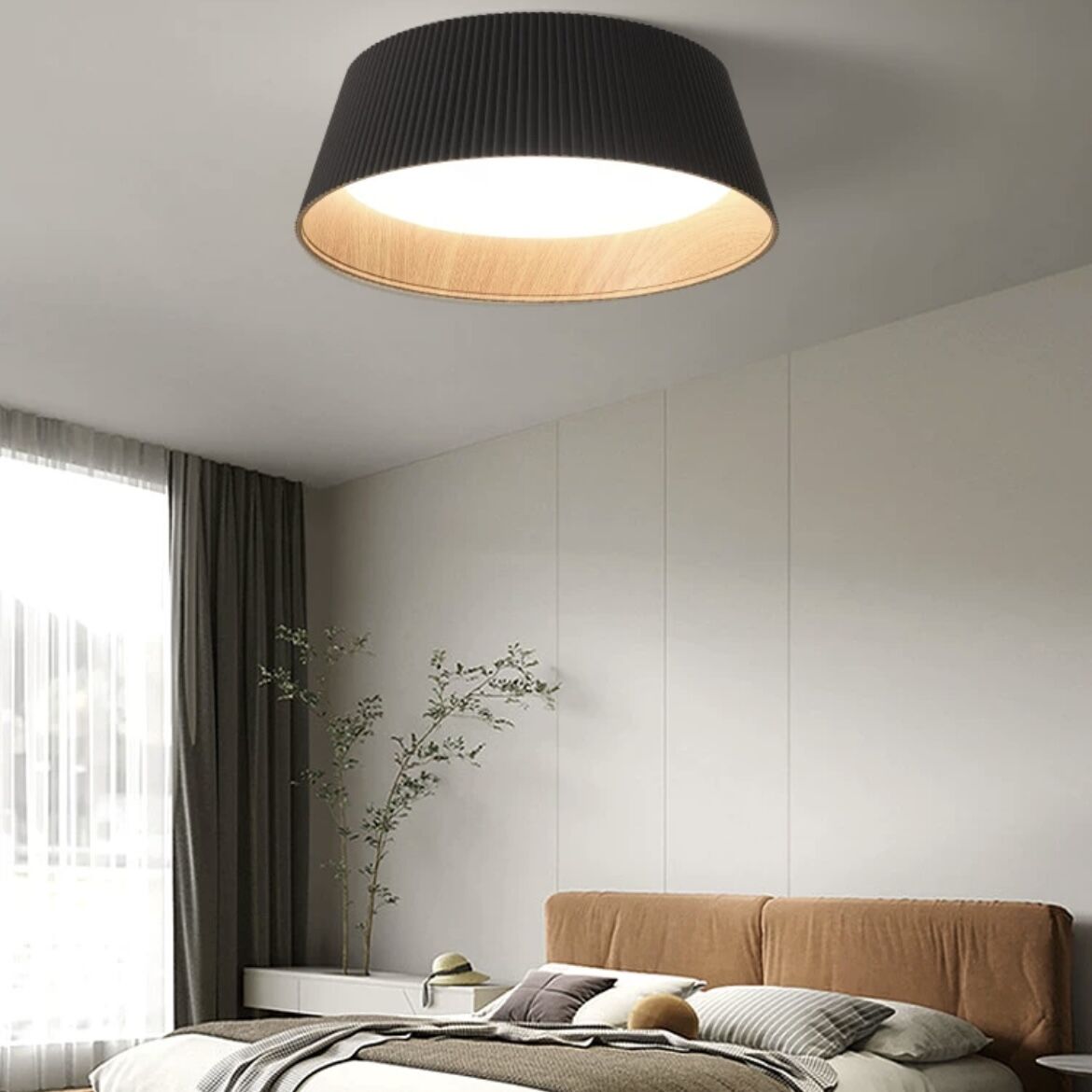 Silva Modern Pendant Light/Flush Mount Ceiling Light Drum-shaped