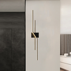 Arisha Minimalist Linear Metal Vanity Wall Light