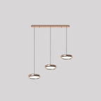 Arisha Minimalist Circular Metal Pendant Light,Silver/Gold/Rose Gold
