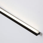 Arisha Minimalist Bar Black Metal Wall Lamp