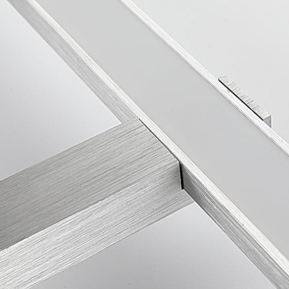 Arisha Nordic Linear Mirror Front Wall Lamp, Silver