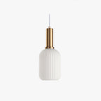 Valentina Morden Bubble Glass Pendant Light, White, Bedroom