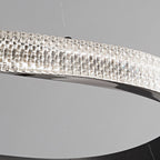 Kristy Pendant Light, Aluminium & Arcylic, 1/2 Rings, 2 Color