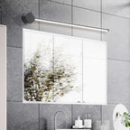 Arisha Minimalist Square Linear Metal/ Wall Lamp, Black/White