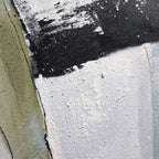 Cracked Earth Abstract Painting Vertical