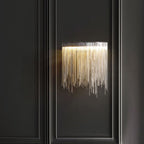 Arisha Wall Lamp Decorative/Modern, Tassel Chain, Silver, Living Room