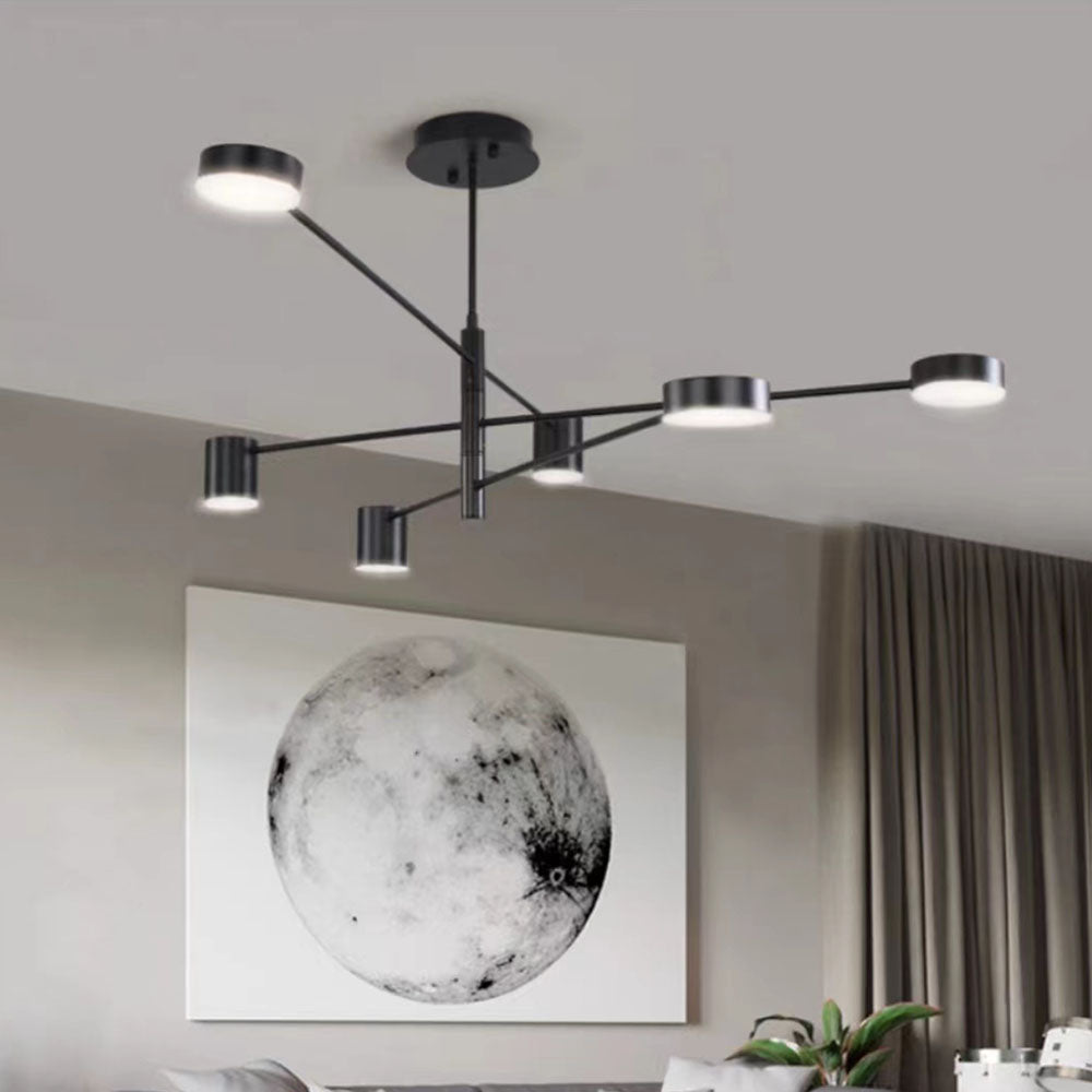 Arisha Pendant Light Branch Industrial Black/Gold, Bedroom