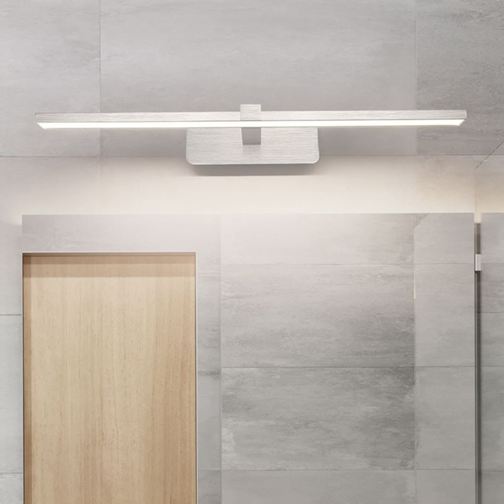 Arisha Nordic Linear Mirror Front Wall Lamp, Silver