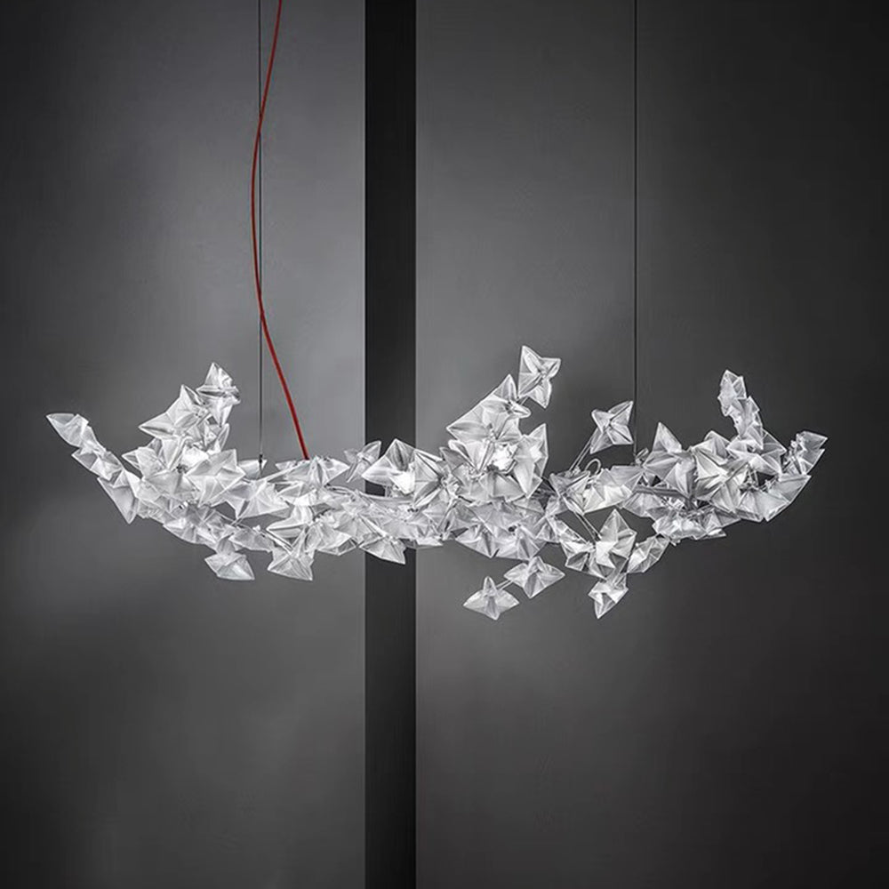 Olivia Luxury Star Pendant Light, Living Room, Silver