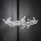 Olivia Luxury Star Pendant Light, Living Room, Silver