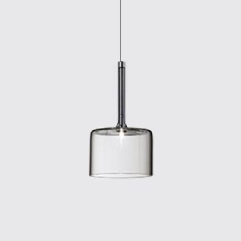 Valentina Minimalist Modern Glass LED Pendant Light, 3 Style
