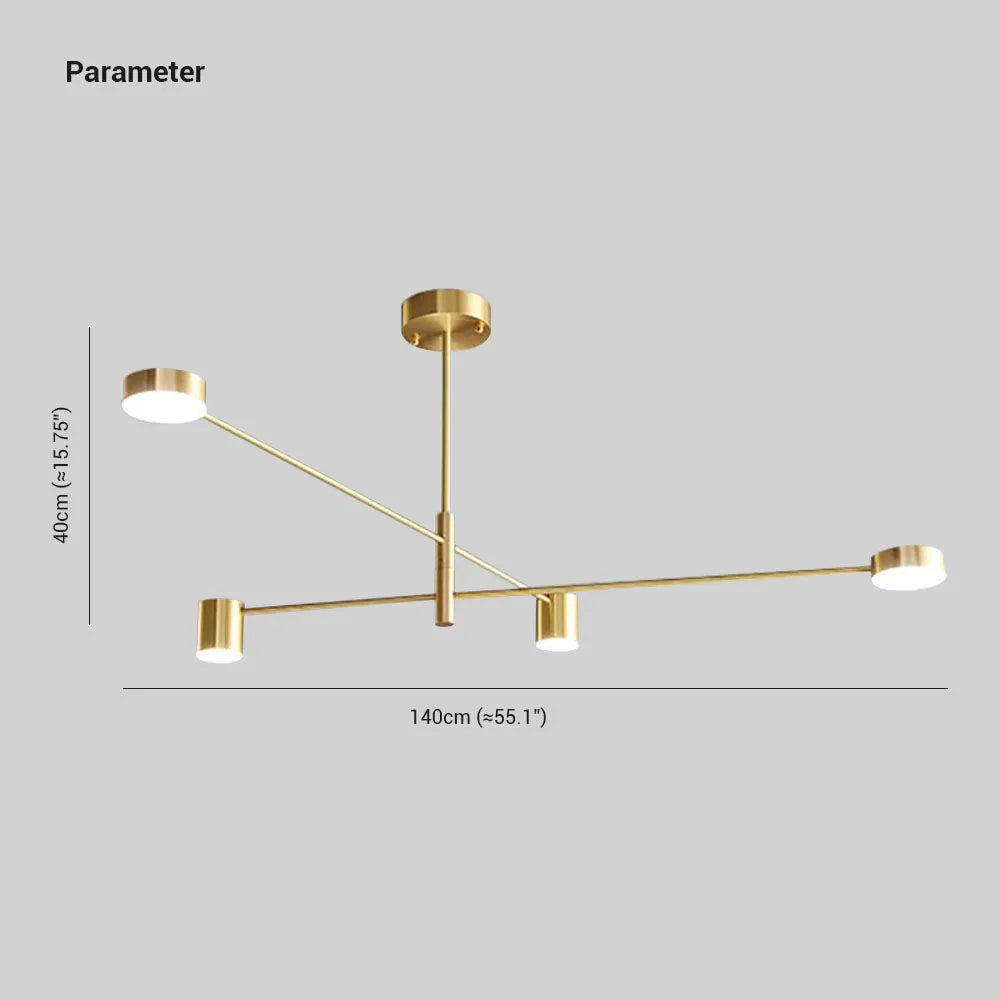 Arisha Pendant Light Branch Industrial Black/Gold, Bedroom