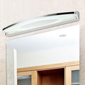 Arisha Minimalist Oval Vanity Wall Lamp, Chrome, Bedroom/Bathroom