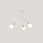 Arisha Modern Linear Curve Metal Ceiling Light, Dining Room/Living Room