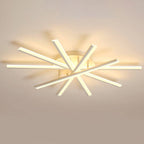 Arisha Linear Flush Mount Ceiling Light, 4 Colour