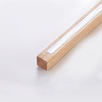 Ozawa Minimalist Linear Nature Wooden  Floor Lamp