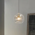 June Pendant Light Bulle Nordic Glass Transparent/Gold Living Room/Bedroom - Kingsley Beaumont