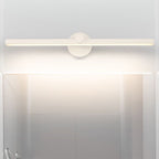 Arisha Minimalist Linear Mirror Front Wall Lamp, White