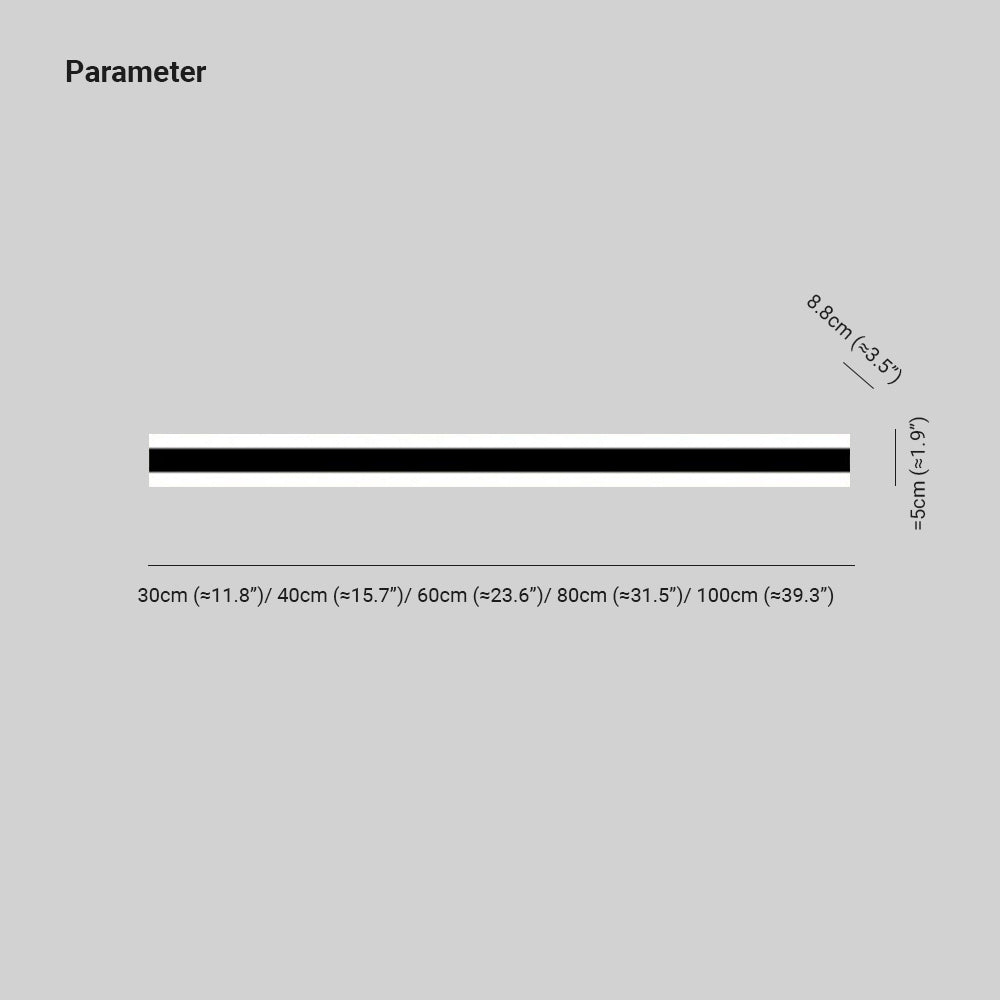 Arisha Minimalist Linear Metal/ Wall Lamp, Bathroom
