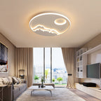 Arisha Mountain View Flush Mount Ceiling Light