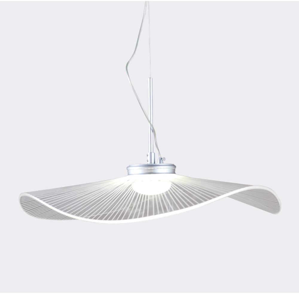 Arisha Designer Lotus Leaf Shaped Metal Pendant Light,White