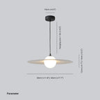 Arisha Minimalist Star Ring Pendant Light,Black/White