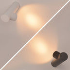 Ray Modern Waterproof Outdoor Wall Lighting, White & Black