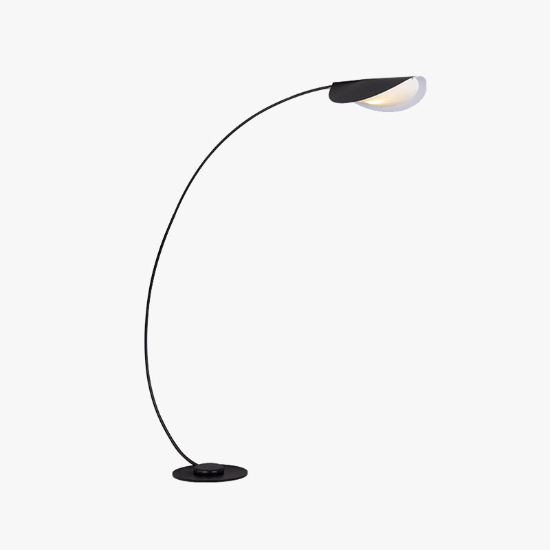 Edge Modern Arch Metal Floor Lamp, Black