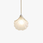 Kristy Art Deco Pearl Shell Metal/ Pendant Light, White