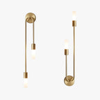 Rime Modern Wall Sconce for Bedeside Gold 2 PCS