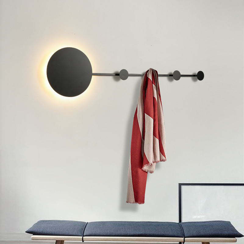 Arisha LED Porch Wall Hanging Coat Rack Creative Wall Lamp