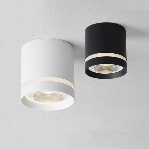 Aria Ceiling Light Mini Modern, White/Black, Bedroom/Living Room