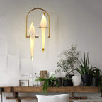 Arisha Modern Nordic Post Modern Bird Pendant Light, White/Clear