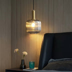 Valentina Pendant Light Crystal, Moru Glass, Cognac/Green/Grey, Kitchen Island