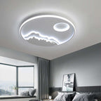Arisha Mountain View Flush Mount Ceiling Light