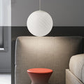 Valentina Minimalist LED Pendant Light Glass Study Bedroom