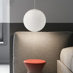 Valentina Minimalist LED Pendant Light Glass Study Bedroom