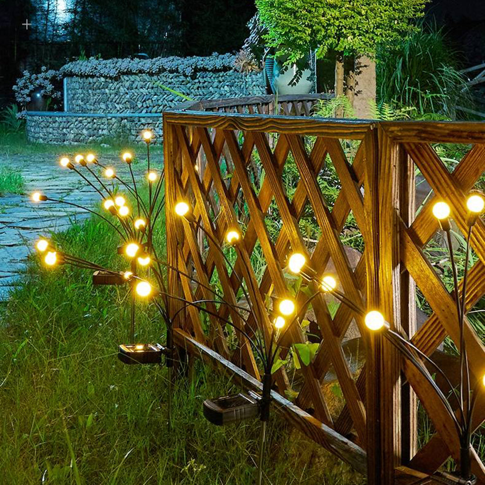 Ray Modern Metal Firefly Multi Lamp holder Outdoor Decoration Post Light