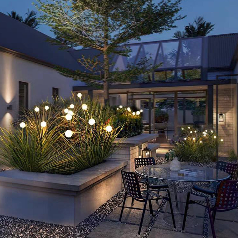Ray Modern Metal Firefly Multi Lamp holder Outdoor Decoration Post Light