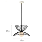Ritta Pendant Light Modern, Metal, Gold/Black, Kitchen Island