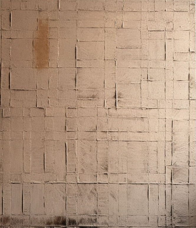 Wabi-Sabi Neutral Grid Texture Painting