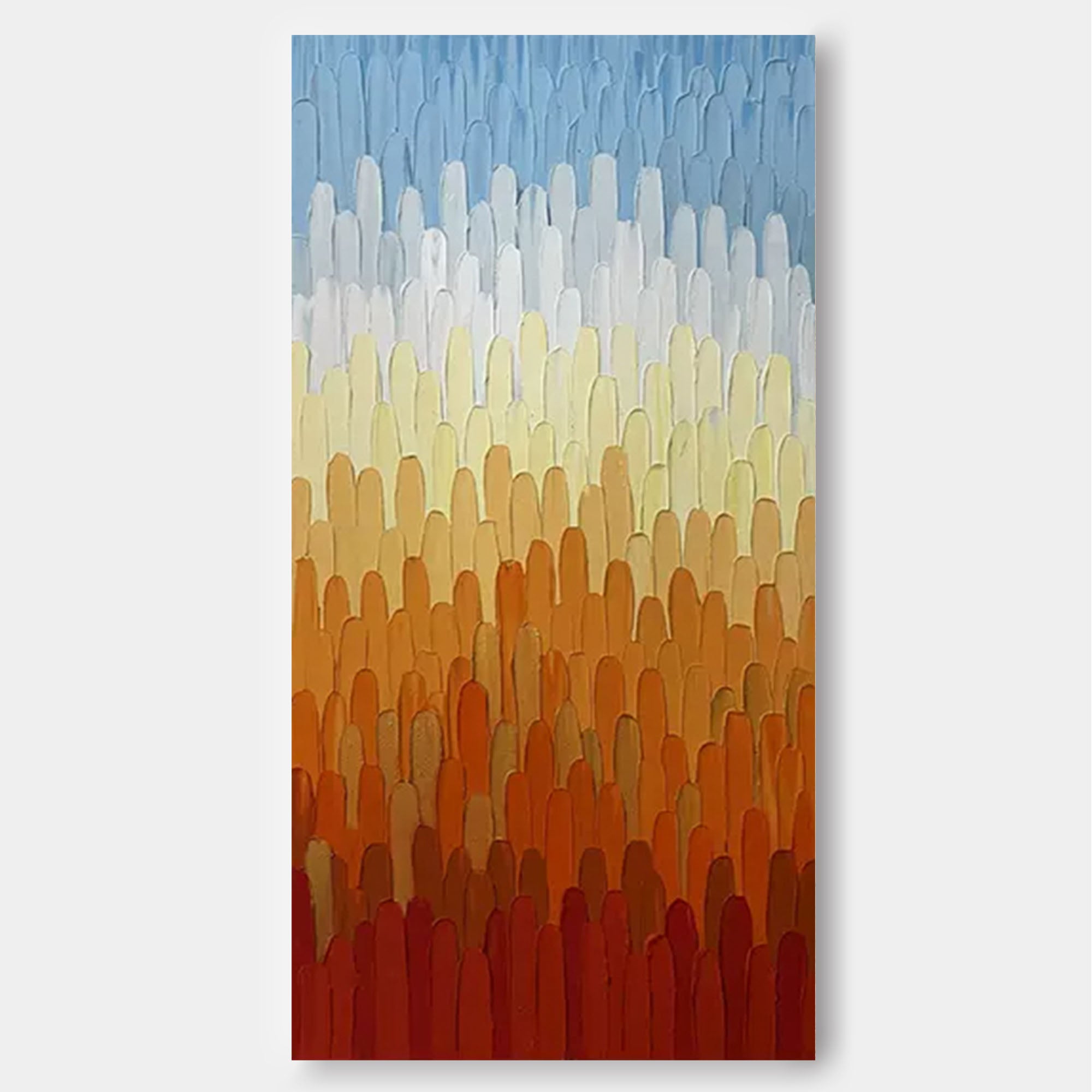Vertical Gradient Impasto Oil Painting