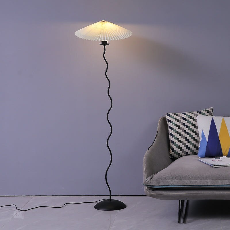 Ritta Modern Mushroom Fabric Led Floor Lamp