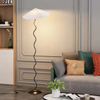 Ritta Modern Mushroom Fabric Led Floor Lamp